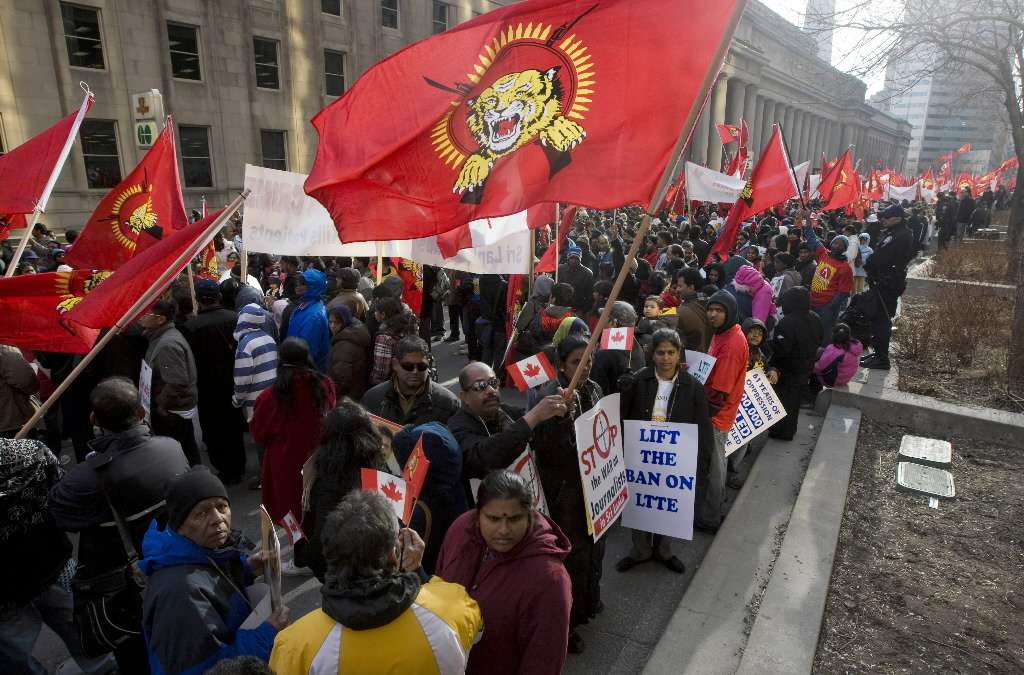 Major Tamil protest takes place in downtown Toronto - image