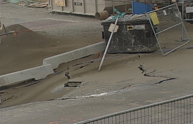 Street in Crescent Heights collapses - image