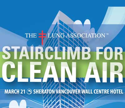Join team Global on the STAIRCLIMB FOR CLEAN AIR and you could win a weekend at the Sheraton Vancouver Wall Centre Hotel! - image