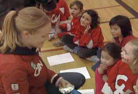 Olympic show-and-tell at Westglen school - image