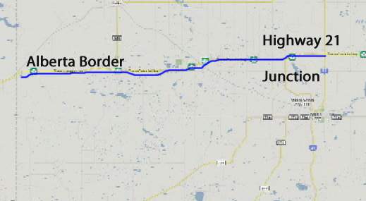 Flooding closes section of Trans-Canada Highway in southwestern Sask. - image