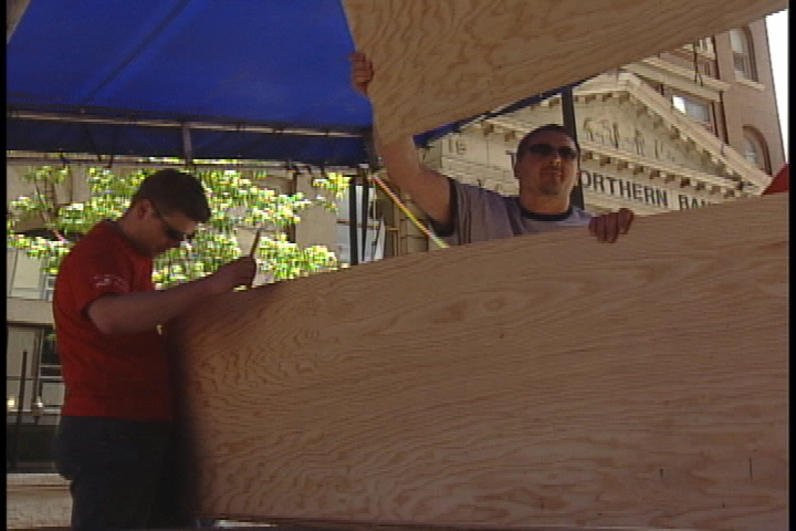 Plywood Cup participants practice boat building skills - image