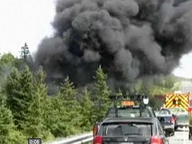 Massive fish kill caused by fatal car accident - image