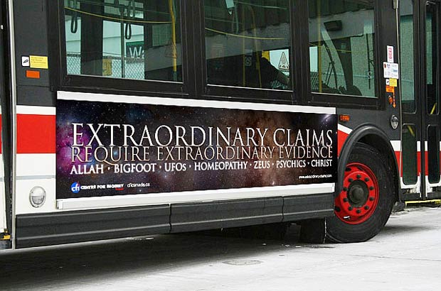 Skeptics plan to bring controversial atheist ads to Calgary buses - image