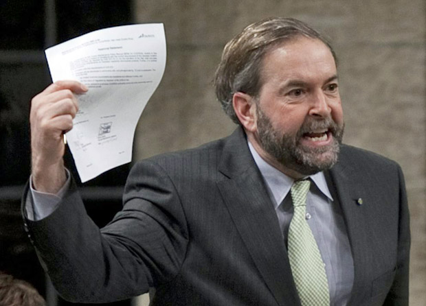 Mulcair stirring up controversy at National Assembly - image