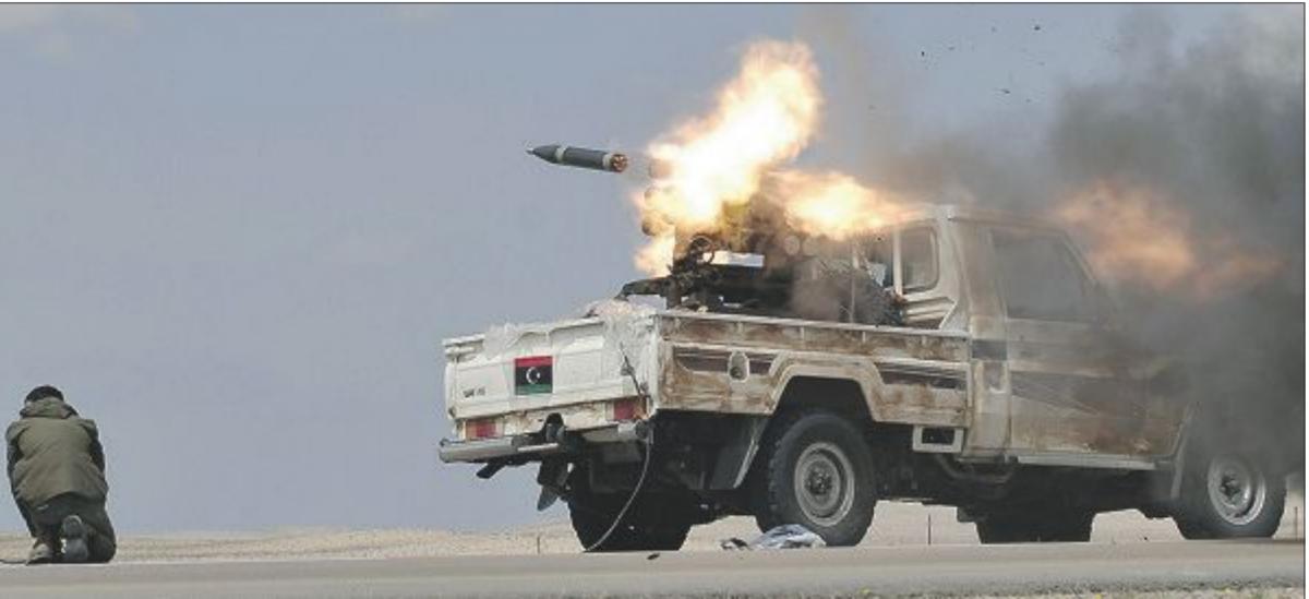 Thirteen Lyban rebels may have died in ‘friendly fire,’ sasys opposition - image