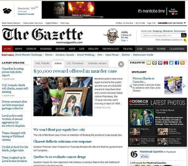 Montreal Gazette moves to paid online content model - image