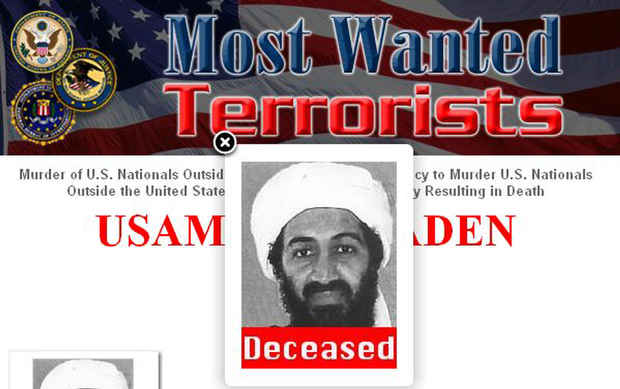 No reward money for Bin Laden capture - image