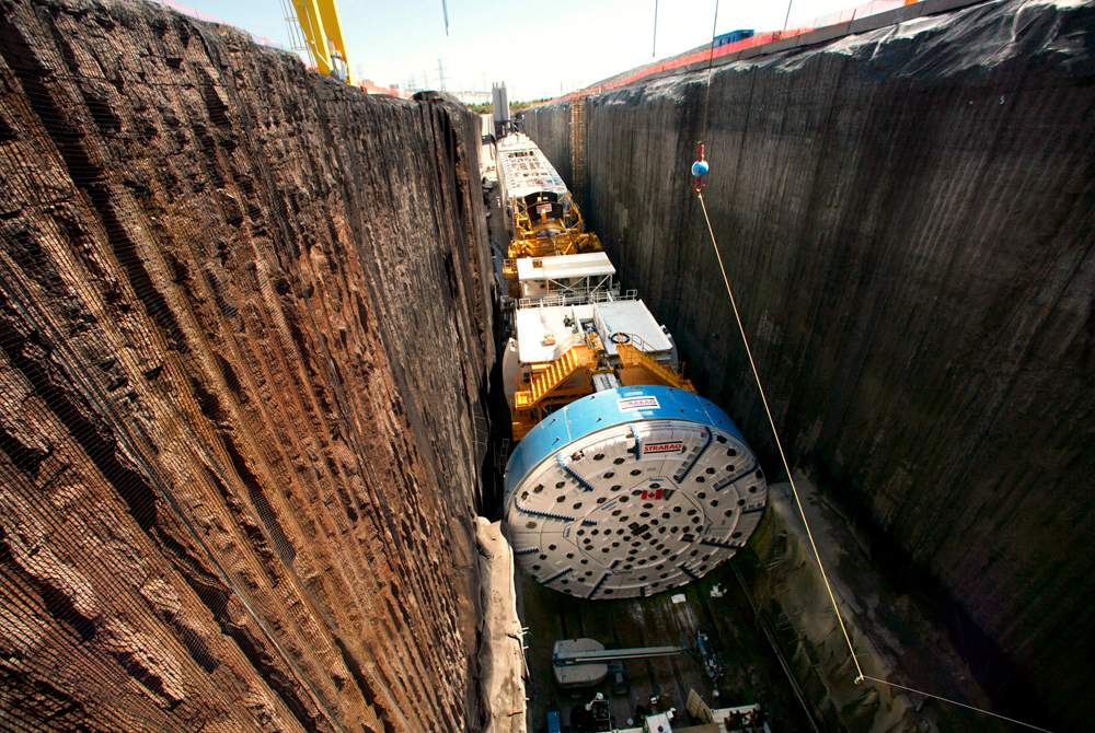 World’s largest tunnel boring machine finishes drilling under Niagara Falls - image