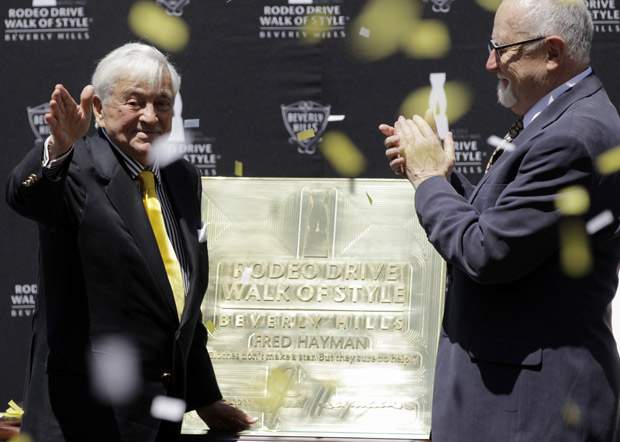 Father of Rodeo Drive Fred Hayman honoured - image