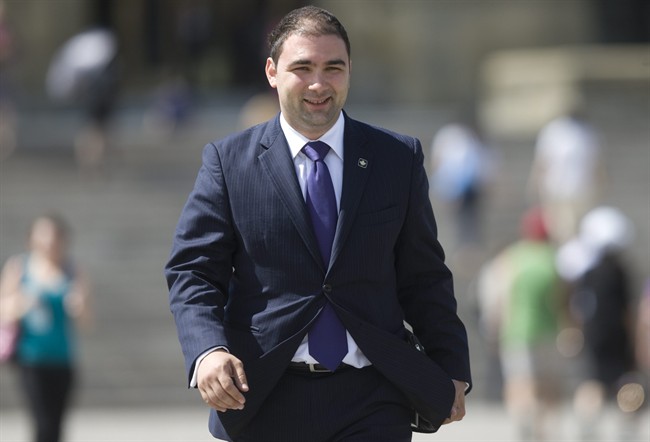File photo - Dimitri Soudas leaves Parliament Hill in Ottawa Wednesday June 1, 2011. 