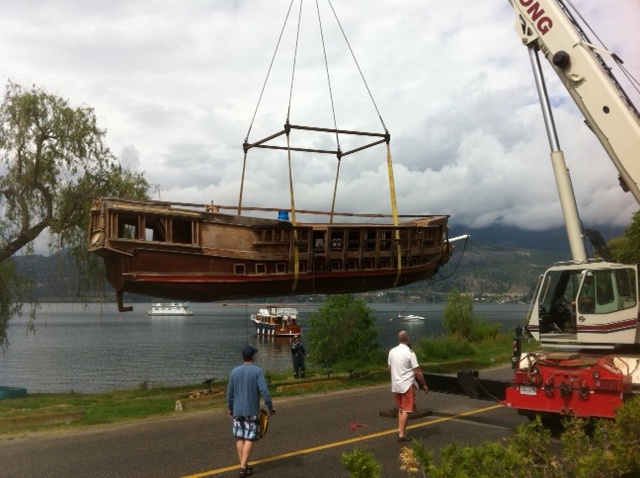 Pirate ship launched as new tour vessel on Okanagan Lake - image