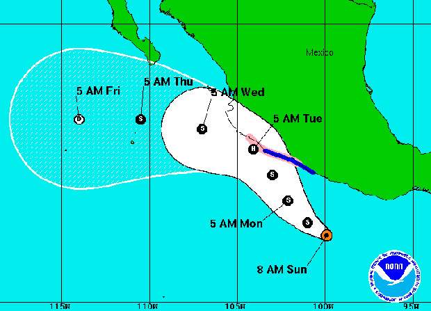 Mexico issues storm warnings as tropical depression forms in Pacific - image