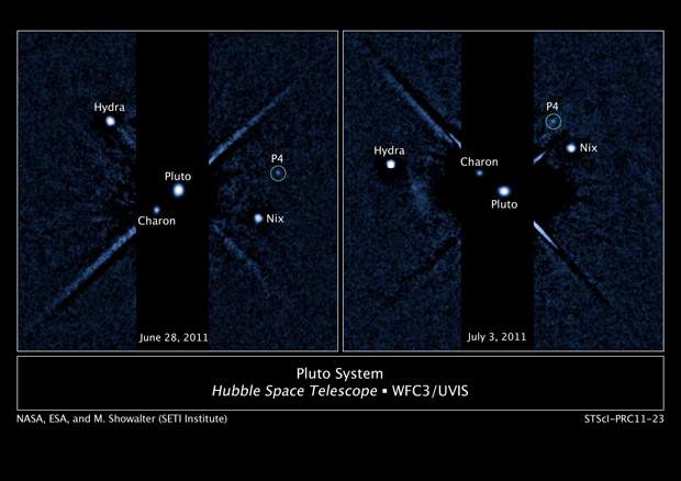 Hubble telescope finds new mini-moon circling now demoted dwarf planet Pluto - image