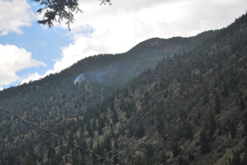 Lightning sparks spot fires - image