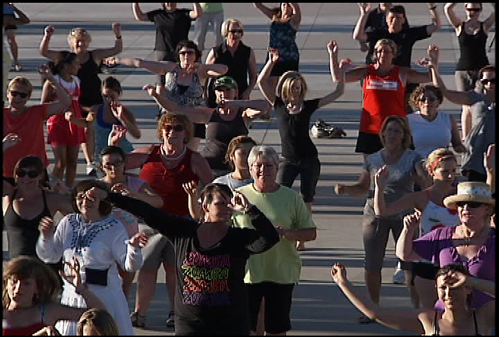 Stuart Park bouncing with dance - image