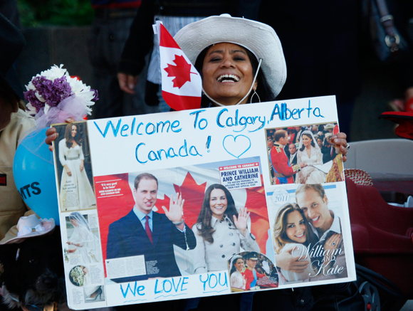 William and Kate tour Calgary Stampede parade route to cheers of thousands - image