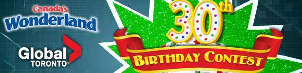 Canada’s Wonderland’s 30th Birthday Contest - image