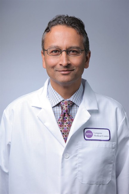 Dr. Anil Lalwani is shown in an undated handout photo. A new study from Lalwani and his colleagues at NYU Langone Medical Center suggests that exposure to secondhand smoke is associated with increased risk of hearing loss among teens. THE CANADIAN PRESS/HO.