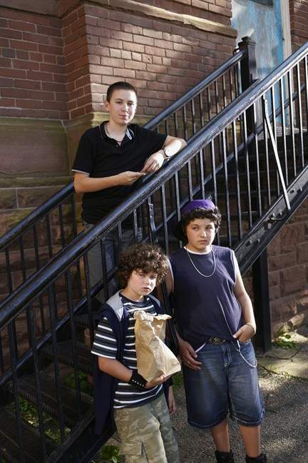 Frankie (Daniel Lupetina), Pork Chop (Jared Karp), Mickey (Daryn Karp) are shown in a scene from the TV series "The Yard." Canadian TV is hitting full bloom this summer. Maple Leaf tales abound now that most U.S. programming has retreated into reruns, creating a less competitive landscape that Canuck TV stars hope will allow their shows to flourish. THE CANADIAN PRESS/HO-The Movie Network.