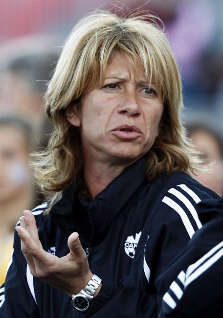 Carolina Morace is shown watching before playing against Team USA during an international friendly soccer match in Toronto on Monday, May 25, 2009. Morace proposed an overhaul of the national women's soccer program when she was hired as the head coach in 2009, and outlined in an ambitious training plan presented to the Canadian Soccer Association that year. Now, the 47-year-old Italian finds herself under the gun six months from Olympic qualifying, after Canada went 0-3 at the FIFA Women's World Cup, the team's worst result ever. THE CANADIAN PRESS/Nathan Denette.