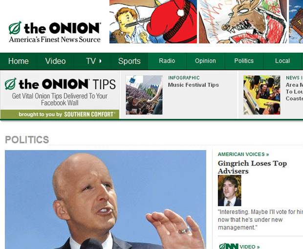 The Onion newspaper coming to Canada - image