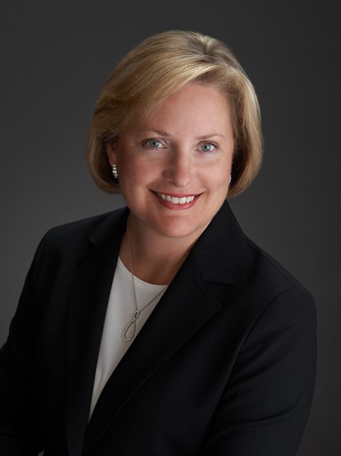 This 2008 photo provided by Buffalo Wild Wings, shows CEO Sally J. Smith. Smith, 53, talked to The Associated Press about when to get the biggest chicken wings, what she looks for in job applicants and what’s worrying the restaurant industry. (AP Photo/Buffalo Wild Wings).