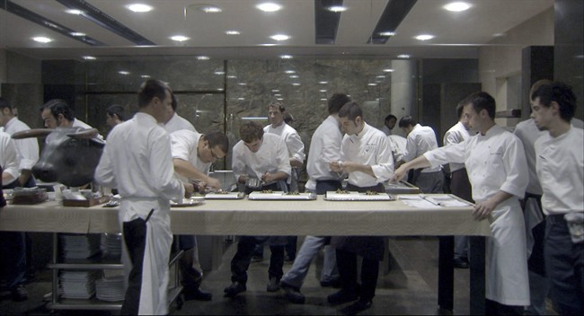 Film lets foodies be flies on wall as famed elBulli chefs create ...