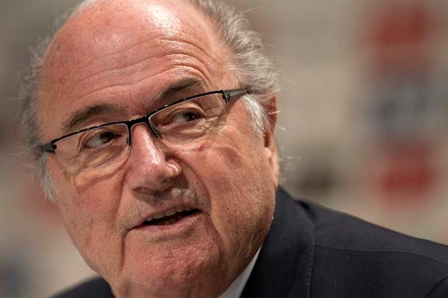 FIFA President Sepp Blatter speaks during a news conference ahead of the Preliminary Draw of the 2014 FIFA World Cup Brazil in Rio de Janeiro, Brazil, Wednesday July 27, 2011. The July 30th draw will decide the layout of the qualifying groups for Africa; North, Central America and the Caribbean; Asia; Europe; and Oceania. The event is expected to see more than 2000 guests and about 900 media representatives in attendance at Rio de Janeiro’s Marina da Gloria. (AP Photo/Felipe Dana).