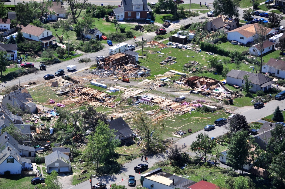 Goderich tornado damage photo