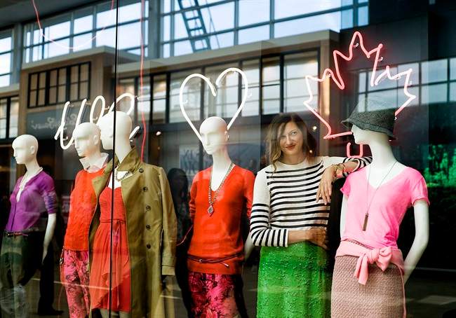 J. Crew president and creative director Jenna Lyons poses for a photo at Canada's first J.Crew store at the Yorkdale Shopping Centre in Toronto on Wednesday, August 17, 2011. From Victoria's Secret to Marshall's, there has been a steady influx of U.S. chains flooding north of the border. Now J. Crew is the latest to join the ranks. THE CANADIAN PRESS/Aaron Vincent Elkaim.