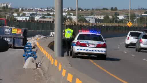 Construction on Calf Robe Bridge halted following reports of falling debris - image