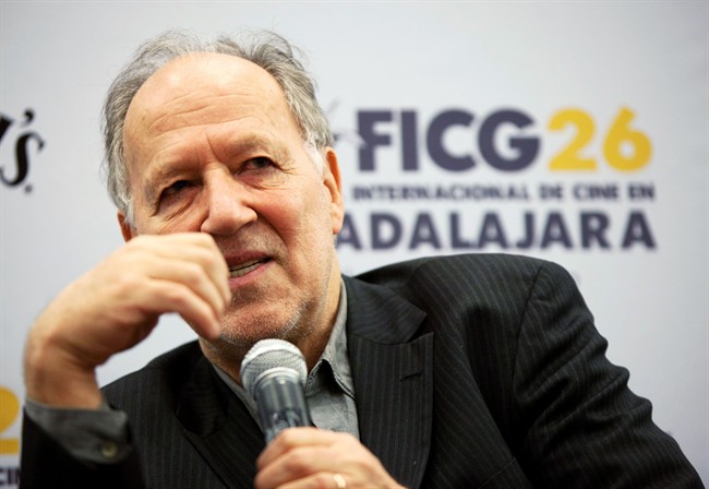 Renowned German filmmaker Werner Herzog at the Guadalajara International Film festival in Guadalajara, Mexico, on March 26, 2011. Werner Herzog's unflinching examination of a triple homicide in Texas, Morgan Spurlock's look at the curious culture of Comic-Con and Nick Broomfield's quest to learn more about politician Sarah Palin are among the documentaries coming to this year's Toronto International Film Festival. THE CANADIAN PRESS/ AP - Bernardo De Niz.
