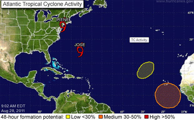 Tropical storm Jose forms in Atlantic Ocean, warning issued for Bermuda - image