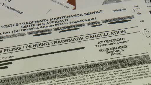 Business owners being targeted by trademark scam - image