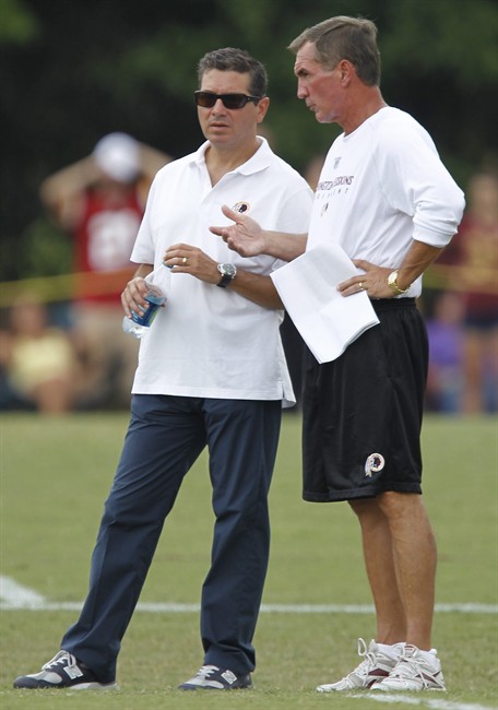 Washington Redskins coach Mike Shanahan during an NFL football