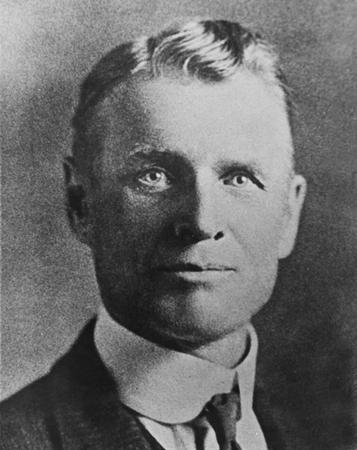 This undated photo of William T. Phillips was taken from the Larry Pointer Collection, American Heritage Center, University of Wyoming in Laramie, Wyo. A collector of rare books and documents says he has obtained a manuscript containing new evidence that Butch Cassidy wasn't killed in a 1908 shootout in Bolivia but returned to the U.S. and lived on in Washington State for almost three decades. The original handwritten manuscript of "Bandit Invincible: The Story of Butch Cassidy" dates to 1934 and is twice as long as an obscure book of the same title by William T. Phillips, who died in Spokane in 1937. (AP Photo/Laramie Daily Boomerang, Andrew Carpenean).