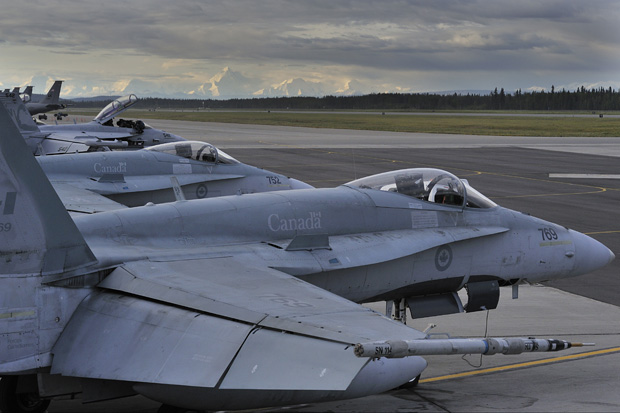 File photo of CF18s.
