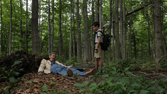 Actors Graham Gauthier (left) and Vince Barrese are shown in a scene from Dusty Mancinelli's short film "Pathways," which is screening at the Toronto International Film Festival.THE CANADIAN PRESS/HO-Inflo Films.