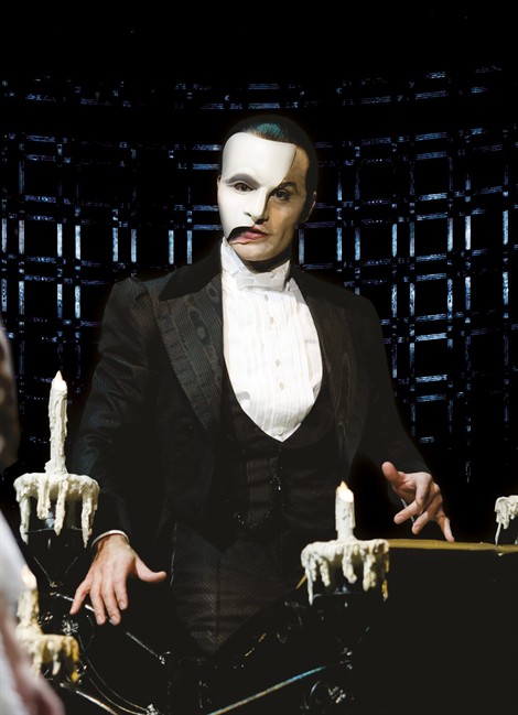 Canadian theatre star Ramin Karimloo portrays the phantom in a scene from the "The Phantom of the Opera" sequel "Love Never Dies" in a handout photo. Karimloo will star in this weekend's 25th anniversary concert of "The Phantom of the Opera" at Royal Albert Hall in London, England. THE CANADIAN PRESS/AP-Rubinstein Public Relations, Catherine Ashmore.