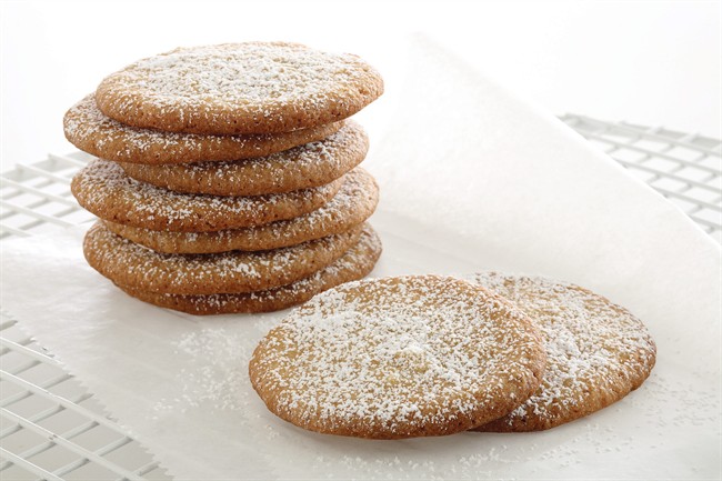 Lemon Grass Ginger Drop Cookies are shown in this undated handout photo. THE CANADIAN PRESS/HO, Gourmet Garden.