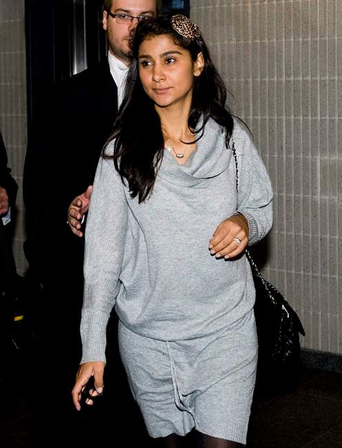 Amanda Rodrigues, widow of former boxing champion Arturo Gatti, arrives at the Montreal courthouse on Wednesday, Sept., 21, 2011, where the trial to settle Gatti's estate continues.THE CANADIAN PRESS/Graham Hughes.
