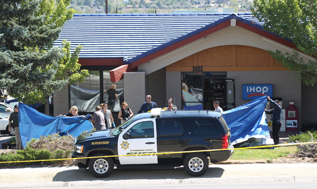 Gunman opens fire at Nevada IHOP, killing 3 and himself - image