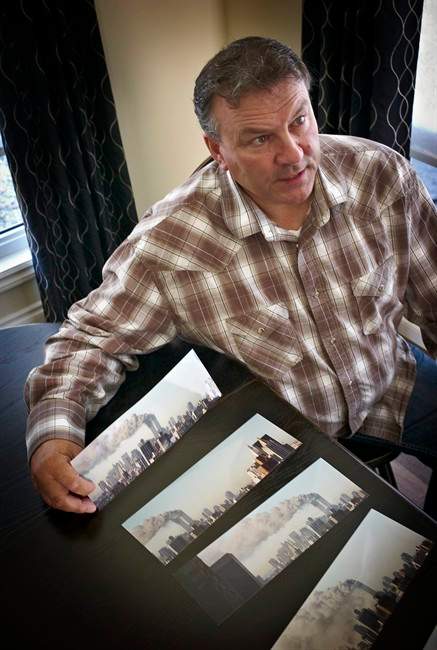 Dan Denette remembers his experience in New York City on Sep. 11, 2001, at his home near Claresholm, Alta., Saturday, Aug. 27, 2011.THE CANADIAN PRESS/Jeff McIntosh.