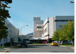Kelowna General Hospital is one of 22 hospitals in the IHA that were without access to computerized patient records on Monday after a power surge caused electrical damage to the mainframe in Kelowna Saturday.
