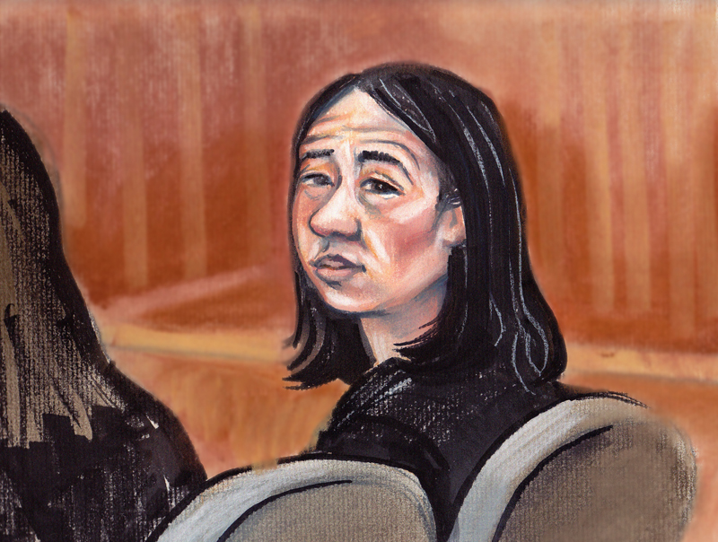 Lily Choy during 2011 court appearance.