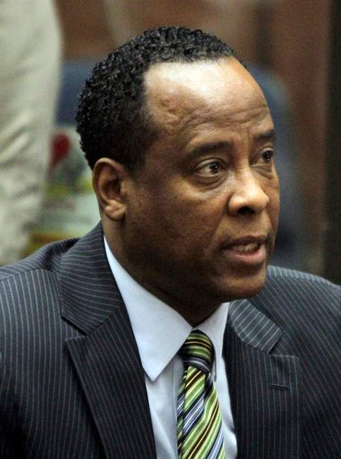 FILE - In this Jan. 25, 2011 file photo, Dr. Conrad Murray, singer Michael Jackson's personal physician, appears in Los Angeles Superior Court. Nearly 150 prospective panelists are cleared for further questioning as the the first phase of jury selection concludes in the trial of Michael Jackson's doctor. The candidates answered an in-depth questionnaire probing their views about the King of Pop and the criminal case against the physician, Friday, Sept. 9, 2011. (AP Photo/Irfan Khan, file).