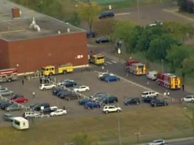 Gas leak forces evacuation of Ross Sheppard High School - image