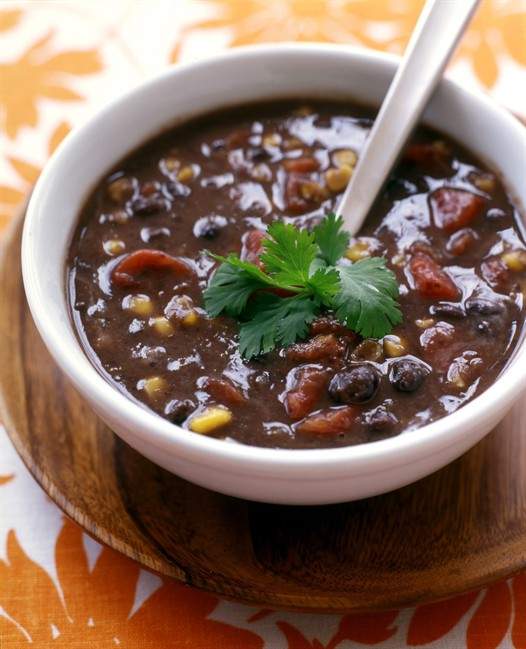 A bowl of Black Bean Soup is shown in this undated handout photo. THE CANADIAN PRESS/HO.