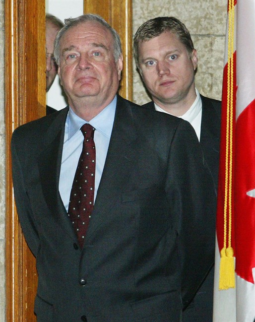 Former Paul Martin speechwriter Scott Reid said there are a number of fundamental principles within the business, the first of which is: "You do not exist." "The speech does not belong to the writer — you can't be confused about that — and if you are confused about that, you're in the wrong business," said Reid, who now runs his own speechwriting firm. Prime Minister Paul Martin (left) is shown with his Senior Strategy Policy Advisor Scott Reid as they make their way to address the media following a meeting of Cabinet on Parliament Hill in Ottawa Tuesday, Feb. 24, 2004. (CP PHOTO/Jonathan Hayward).